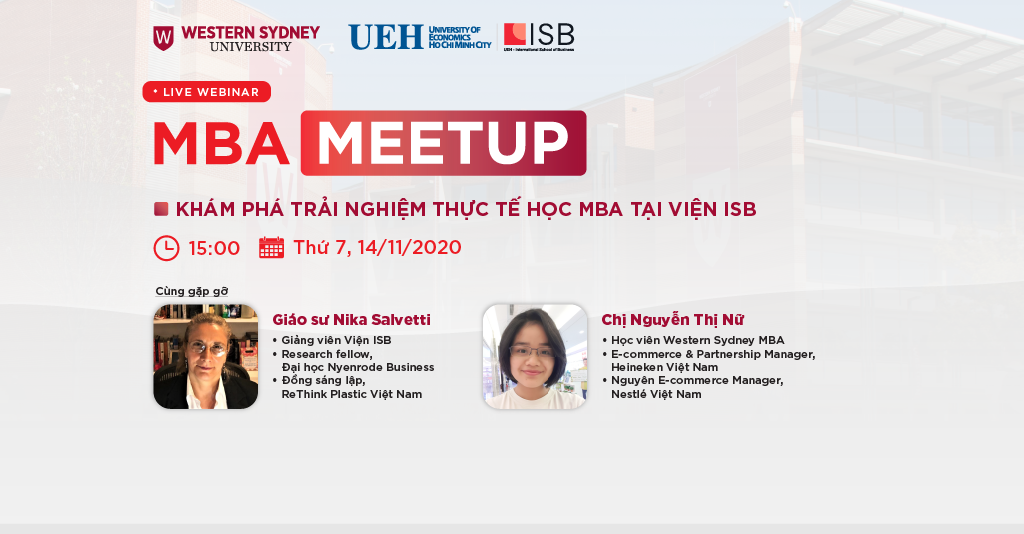MBA Meetup: Khám phá trải nghiệm thực tế học MBA tại Viện ISB