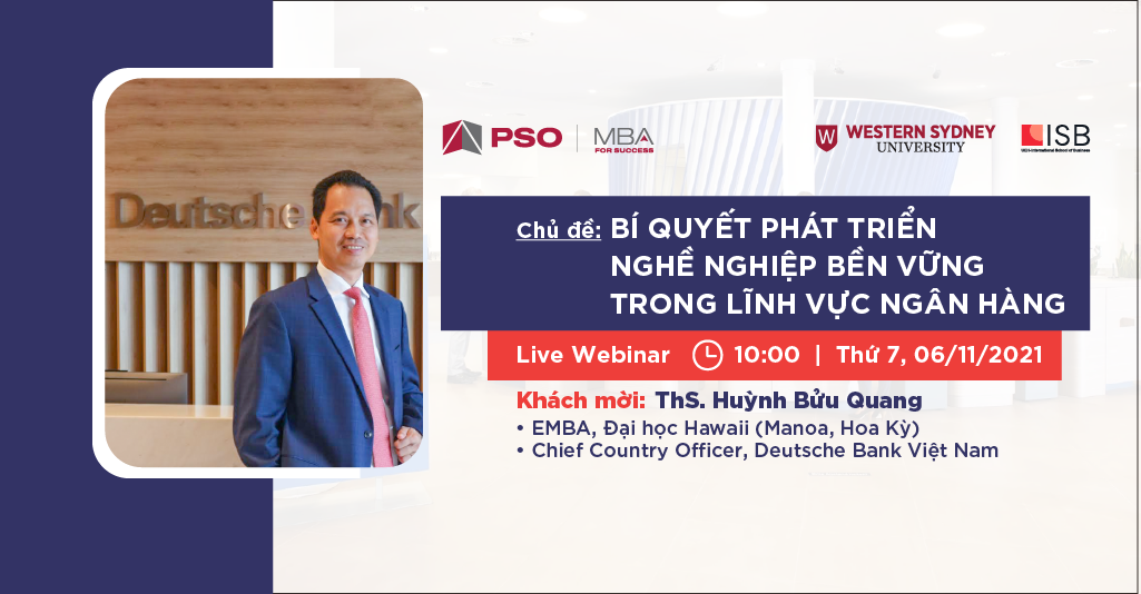MBA For Success: Bí quyết phát triển nghề nghiệp bền vững trong lĩnh vực Ngân hàng