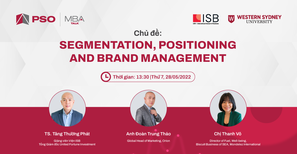 MBA TALK #15: Segmentation, Positioning and Brand management