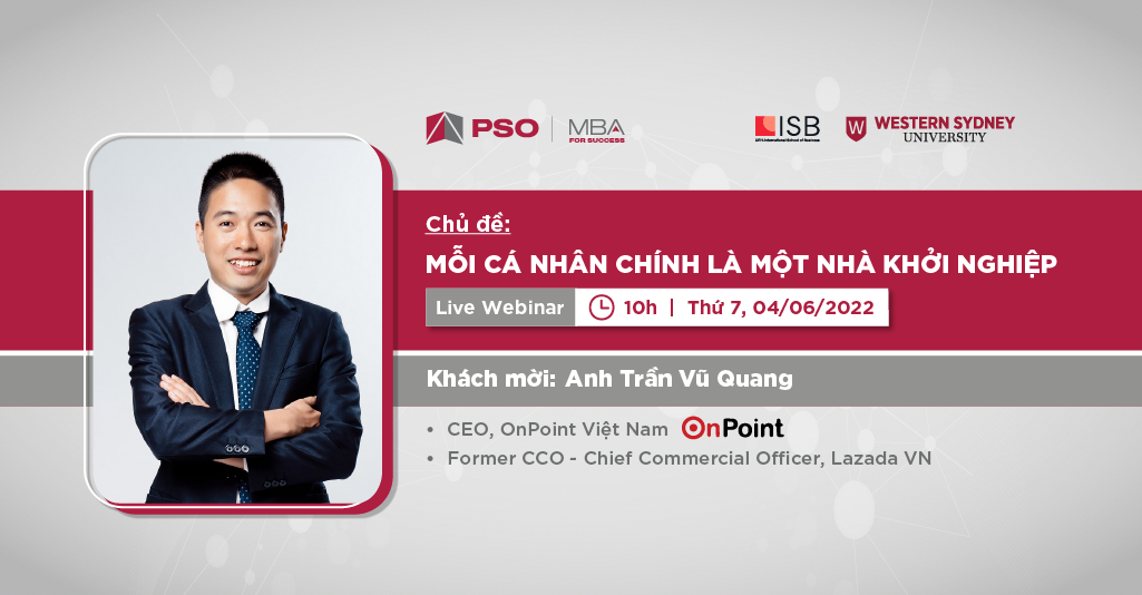 MBA For Success #20: Mỗi cá nhân chính là một nhà khởi nghiệp