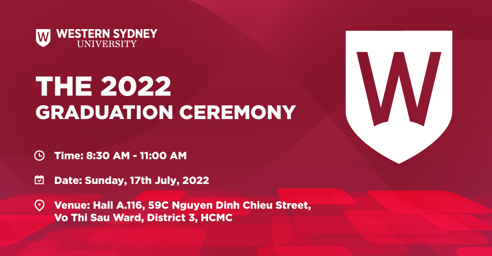 Lễ tốt nghiệp Western Sydney Việt Nam 2022