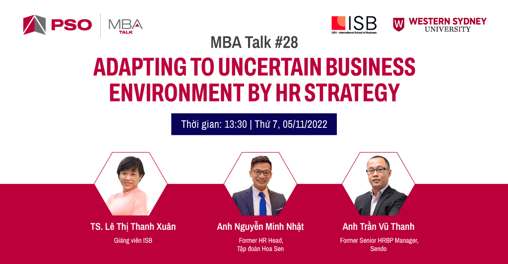 MBA Talk #28: Adapting to uncertain business environment by HR strategy
