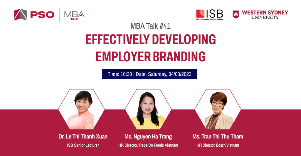 MBA Talk #41: Effectively developing employer branding
