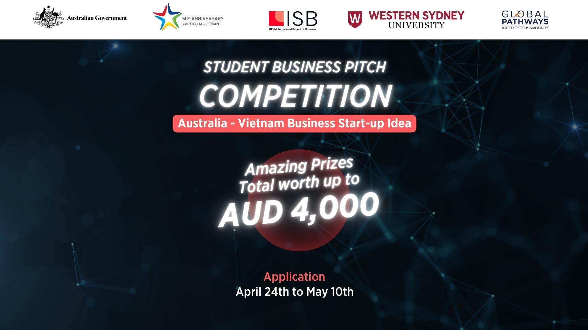 Student Business Pitch 2023 – Cuộc thi về ý tưởng start-up Việt – Úc