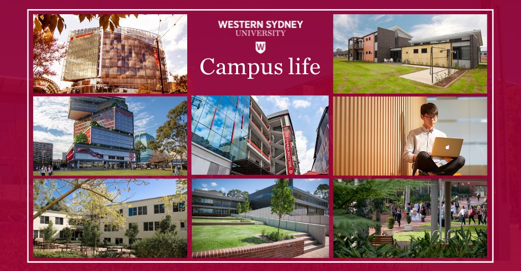 Các cơ sở học tập của Đại học Western Sydney tại Úc và Việt Nam