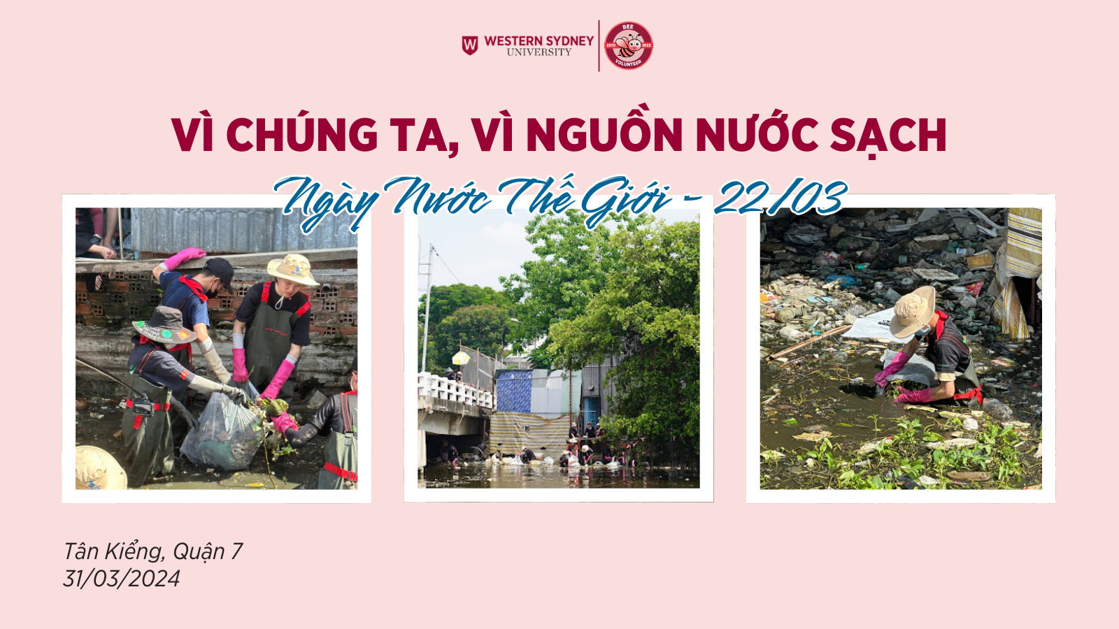 BEE đã phối hợp cùng các anh chị thuộc Nhóm Sài Gòn Xanh tham gia hoạt động dọn rác tại các kênh rạch trên địa bàn Quận 7