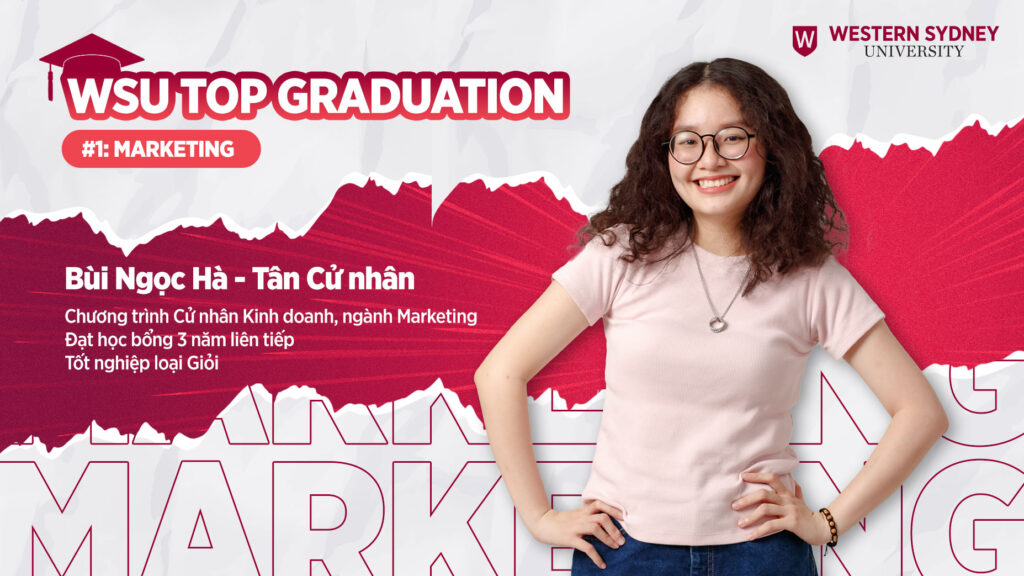 WSU top Grad 2024, Tân Cử nhân chương trình Cử nhân Kinh doanh, Ngành Marketing, Bùi Ngọc Hà