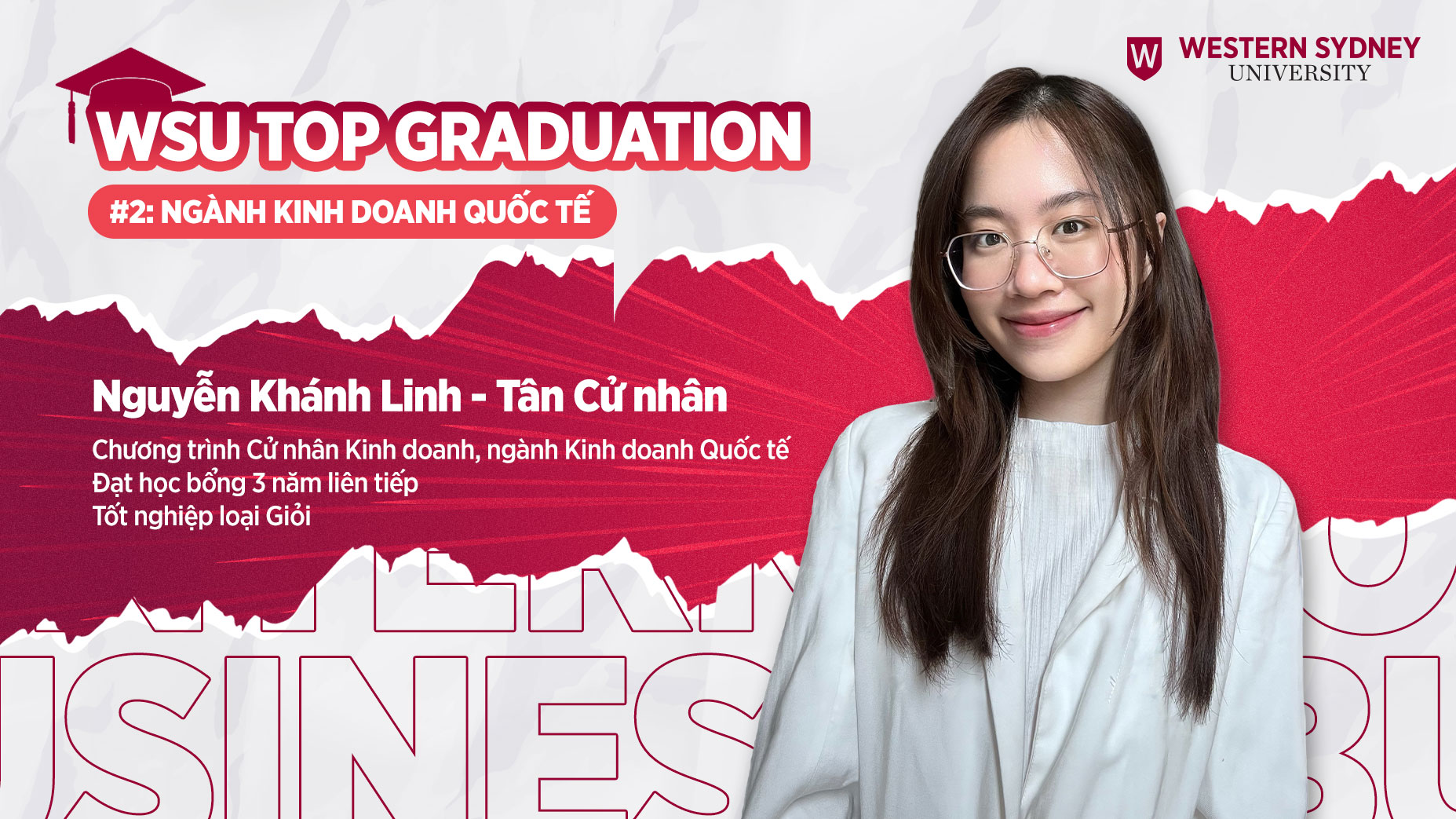 WSU Top Graduation 2024 #2: Nguyễn Khánh Linh – Hành trình nỗ lực không ngừng nghỉ để tốt nghiệp loại Giỏi