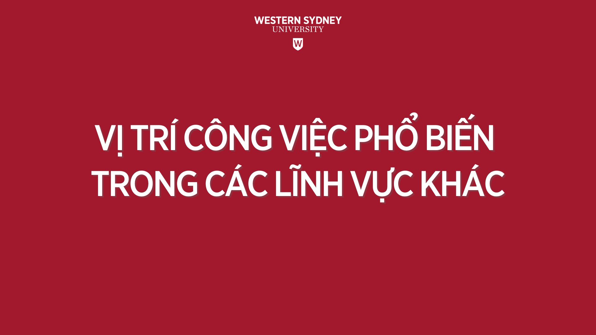 Vi tri cong viec pho bien o các linh vuc khac