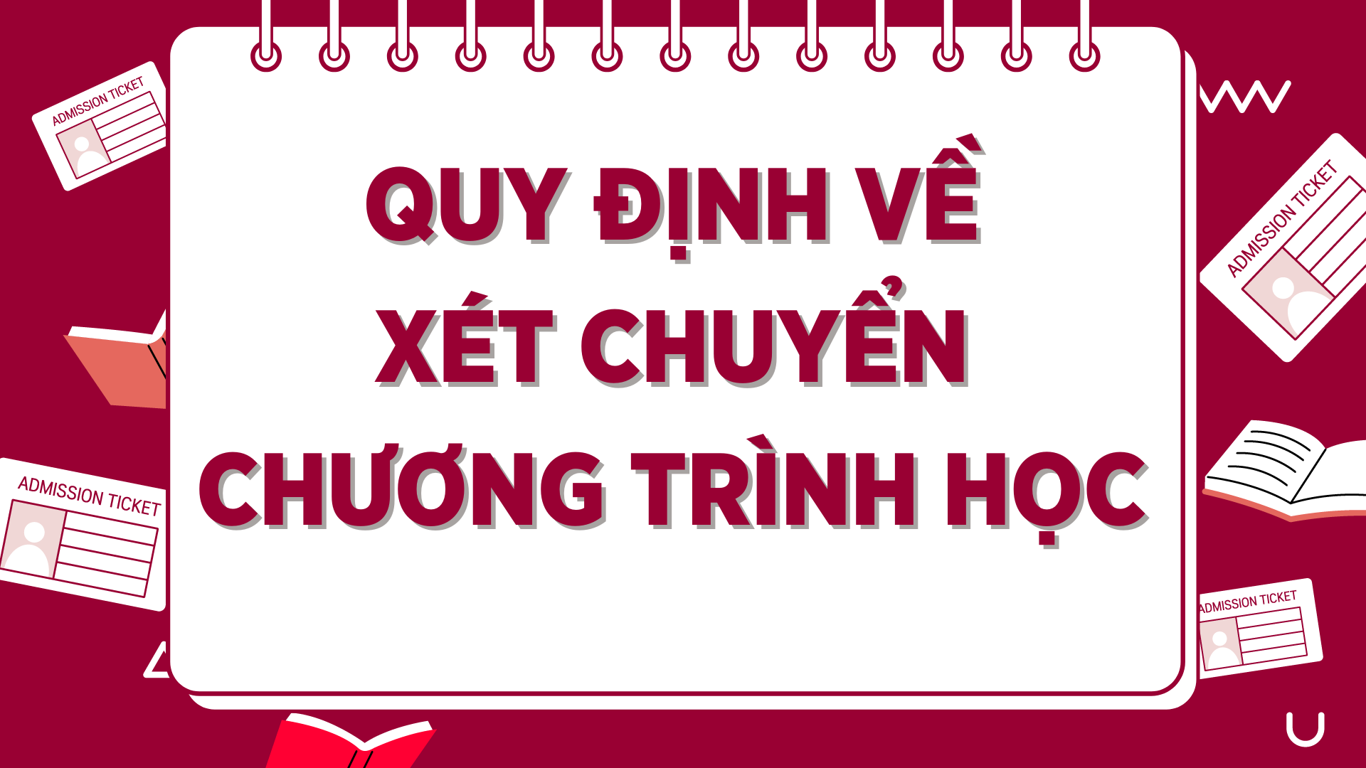 Quy định xét chuyển chương trình học 