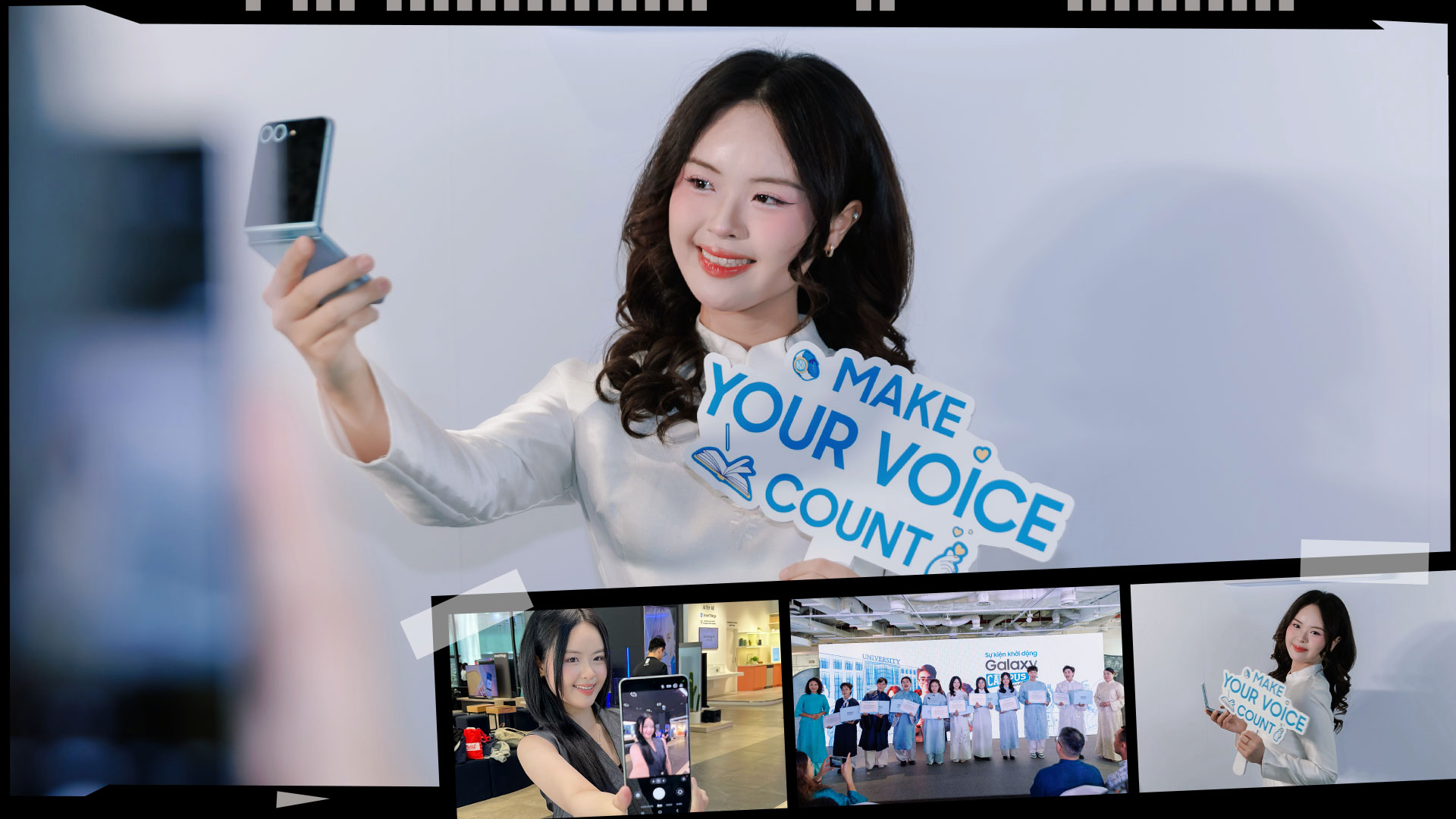 Ngọc Bình thuộc 1 trong 50 đại diện toàn quốc được chọn vào chương trình Samsung Galaxy Campus Friends mùa 2