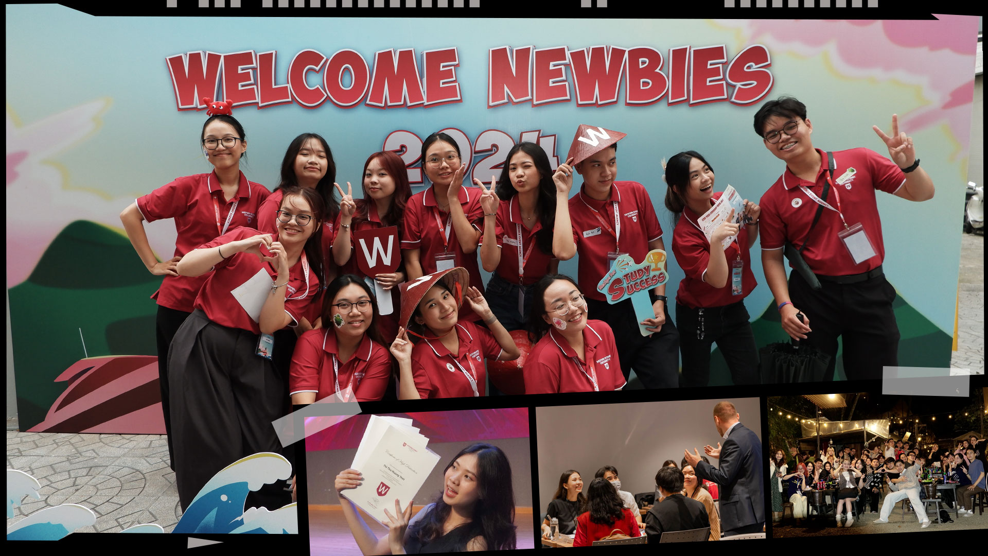 Sự kiện Welcome Week (thuộc dự án WSU Dynamic) chào đón tân sinh viên gia nhập ngôi nhà chung Western Sydney Việt Nam, trong đó Thu Hương đảm nhiệm vị trí Leader Ban Sản xuất WSU Dynamic