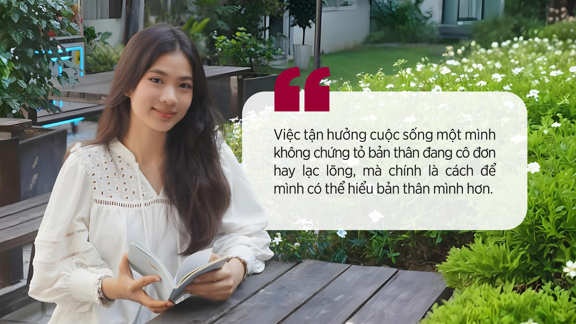 Thu Hương nhấn mạnh việc có những buổi Solo date là để hiểu rõ bản thân hơn