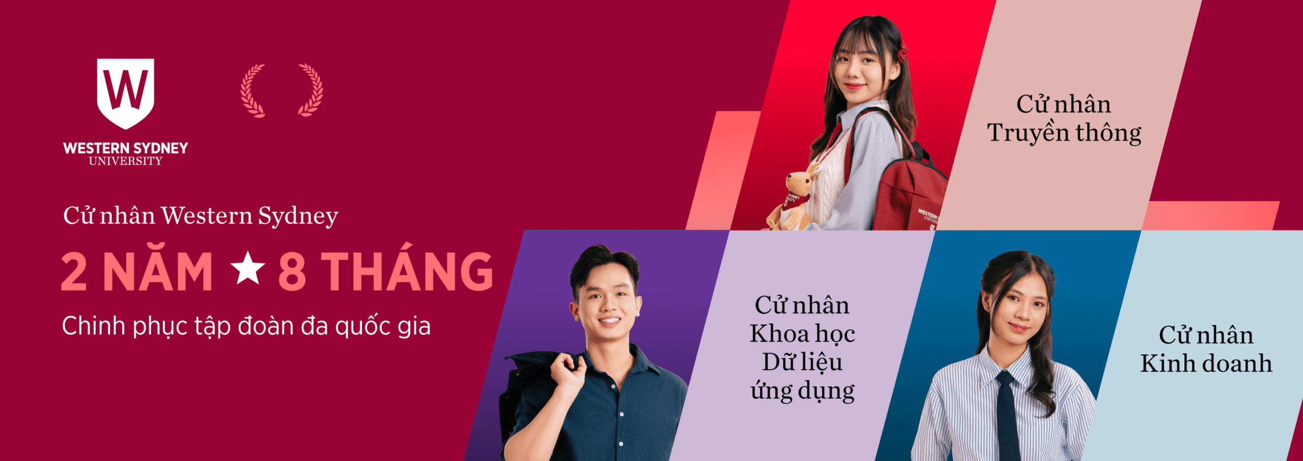 Cử nhân Western Sydney 2 năm 8 tháng - Chinh phục tập đoàn đa quốc gia
