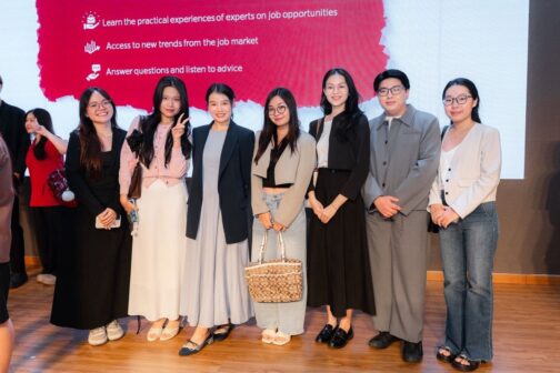 Bên cạnh đó, các sự kiện như Professional Networking Event giúp Khôi học cách xây dựng và duy trì những mối quan hệ lành mạnh – một nền tảng quan trọng cho sự nghiệp trong môi trường chuyên nghiệp và quốc tế.