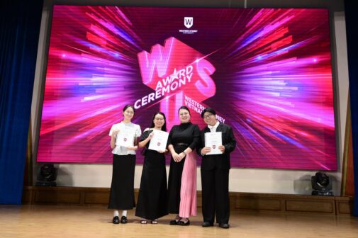 WSU Award Ceremony – cột mốc đáng nhớ trong hành trình học tập của Anh Khôi, với sự đồng hành và ghi nhận từ Dr. Phượng Nguyễn.