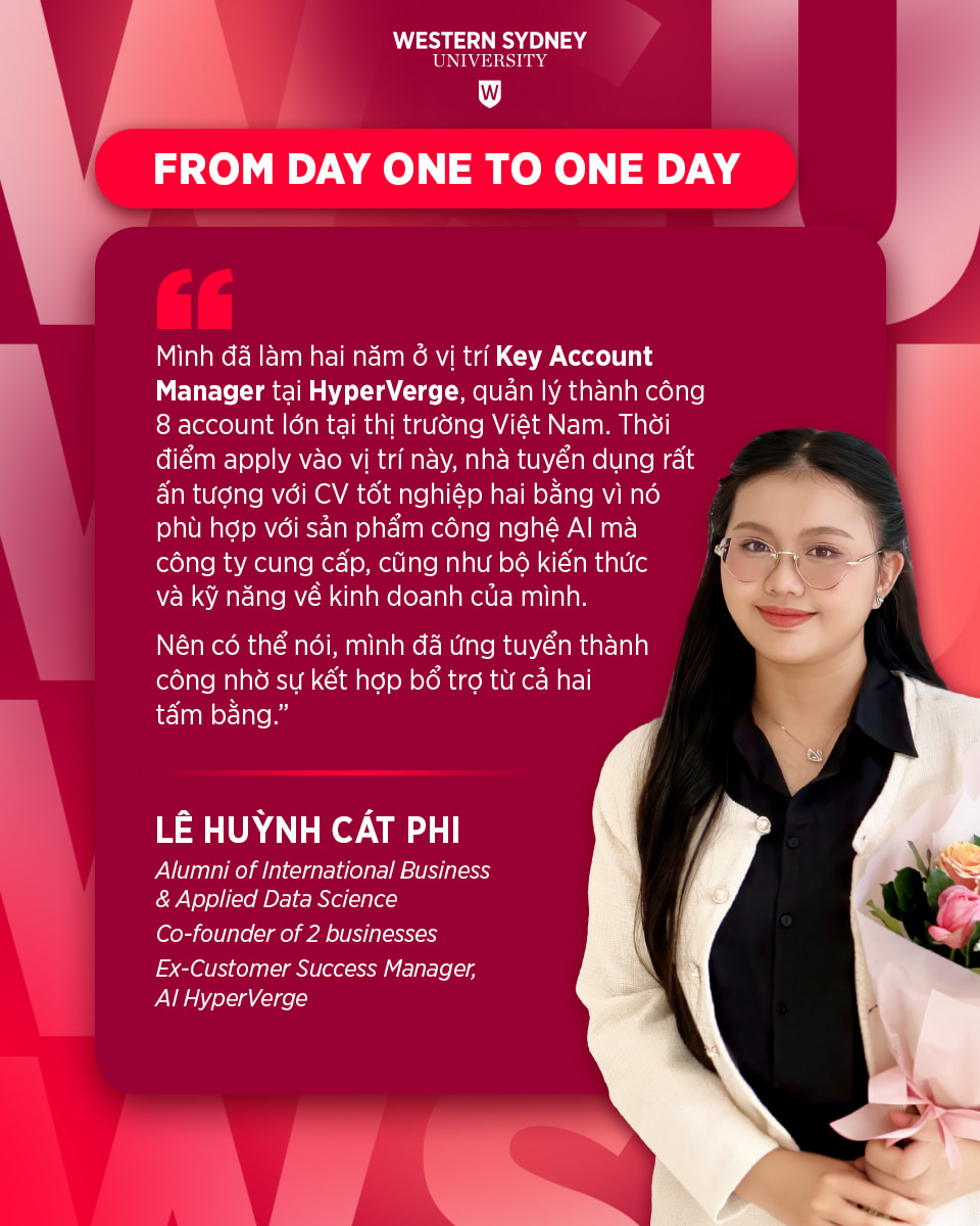 [From Day One to One Day] #1 Cát Phi: Chinh phục giấc mơ khởi nghiệp từ lợi thế song bằng